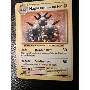 Magneton Pokémon Card‎ Holo from the 2016 Pokemon XY